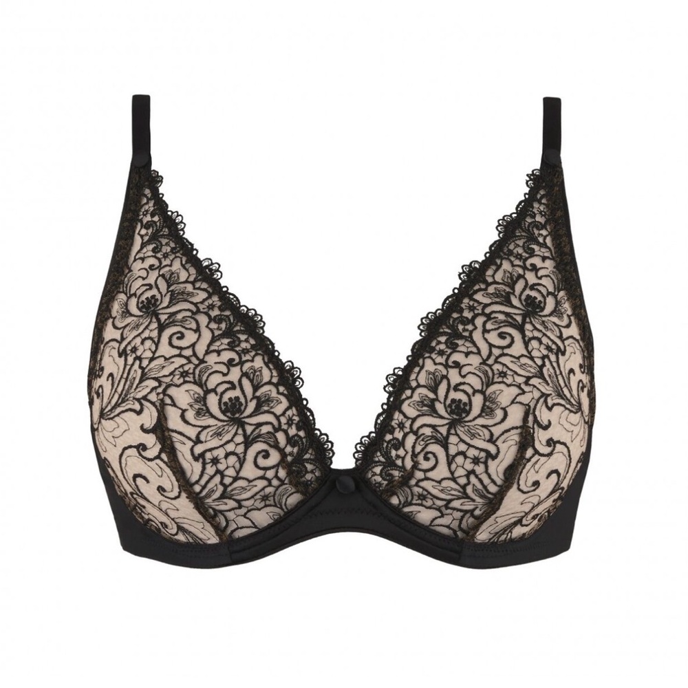 Aubade Karl Lagerfeld Elegant Black Lace Bra